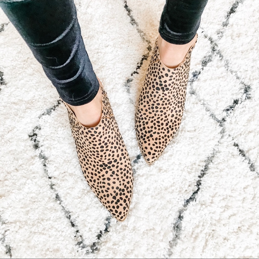 /ALYSE/ 5⭐️ Cheetah Slingback Cutout Booties - Picture 6 of 8